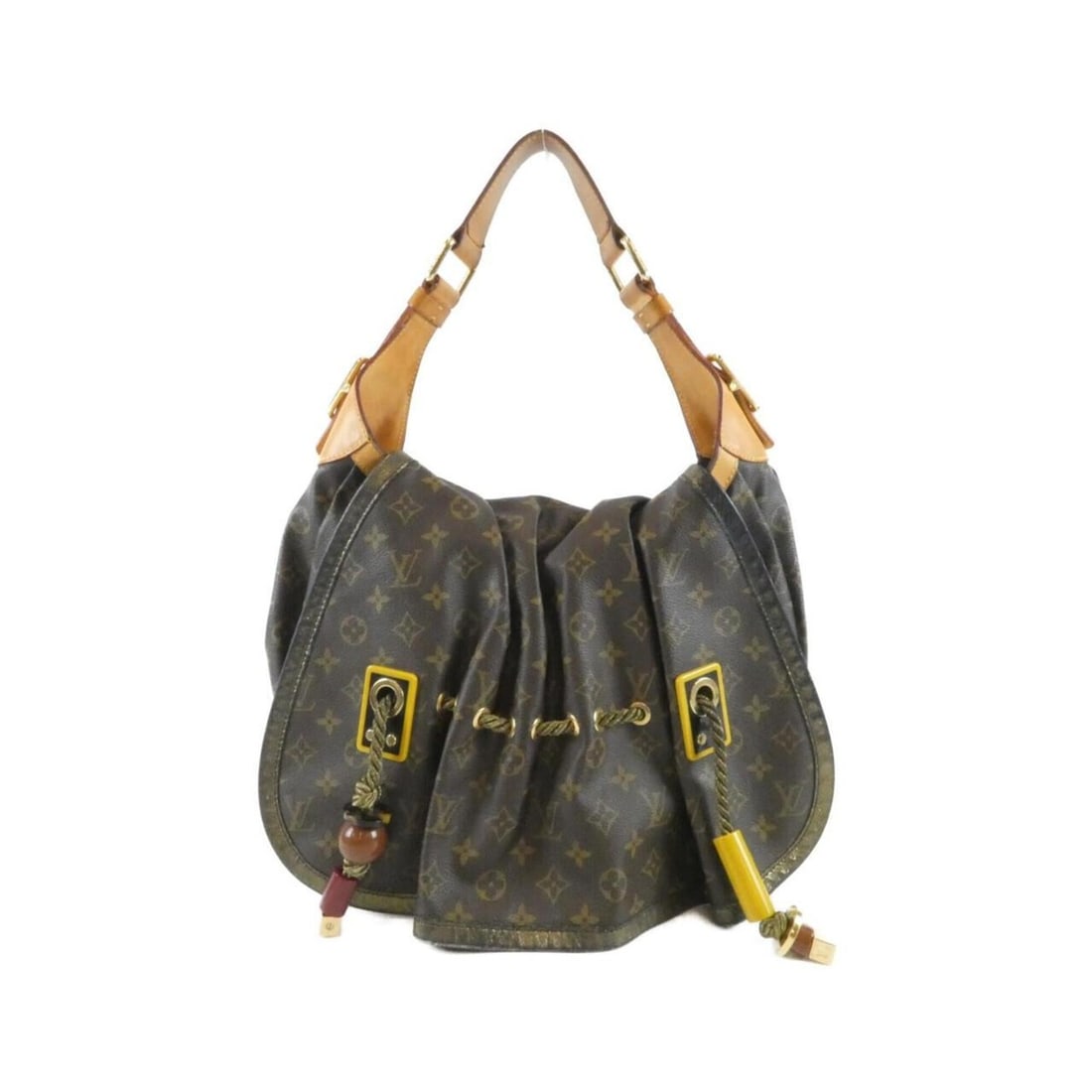 Louis Vuitton Monogram Kalahari GM M97015 Shoulder Bag: --- Catalog ---Category: SizeSize (HxWxD): 28cm x 33cm x 9cm / 11.02'' x 12.99'' x 3.54''Category: DesignType: Shoulder bagColor: MarronGender: WomenMaterial: Coated canvas Hardware Color: GoldCategor