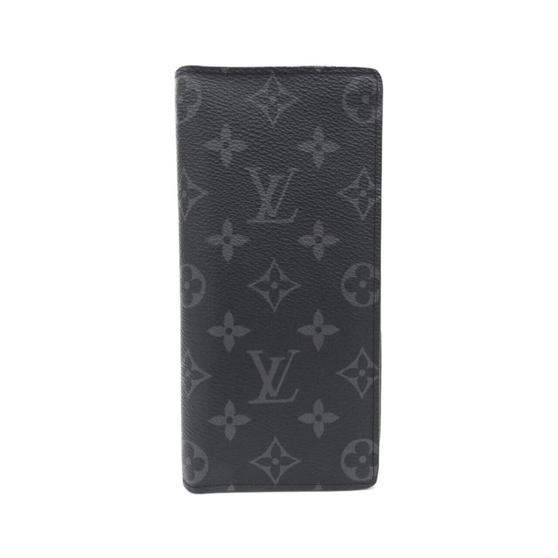 Louis Vuitton Monogram Eclipse Portefeuille Brazza M61697 Wallet: --- Catalog ---Category: SizeSize (HxWxD): 19cm x 10cm x 2cm / 7.48'' x 3.93'' x 0.78''Category: DesignType: Long wallet (bi-fold)Color: BlackGender: MenMaterial: Coated canvas Category: GeneralMPN: M