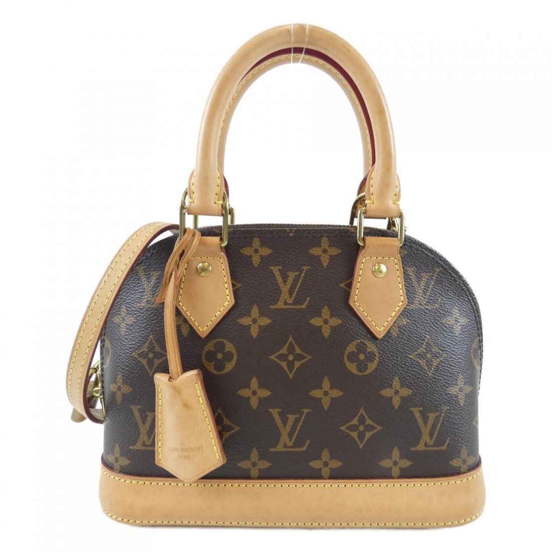 Louis Vuitton Monogram Alma BB M53152 Handbag: --- Catalog ---Category: SizeSize (HxWxD): 17cm x 23cm x 11cm / 6.69'' x 9.05'' x 4.33''Category: DesignType: HandbagColor: MarronGender: WomenMaterial: Coated canvas Hardware Color: GoldCategory: