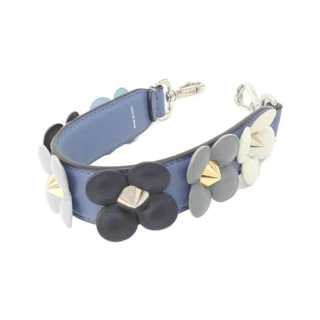 Fendi Mini Strap You: --- Catalog ---Category: DesignType: StrapColor: Blue, GoldGender: WomenMaterial: LeatherCategory: GeneralBrand: Fendi--- Item List ---Section: ConditionRanking: Rank A Used - A few traces of usage, s