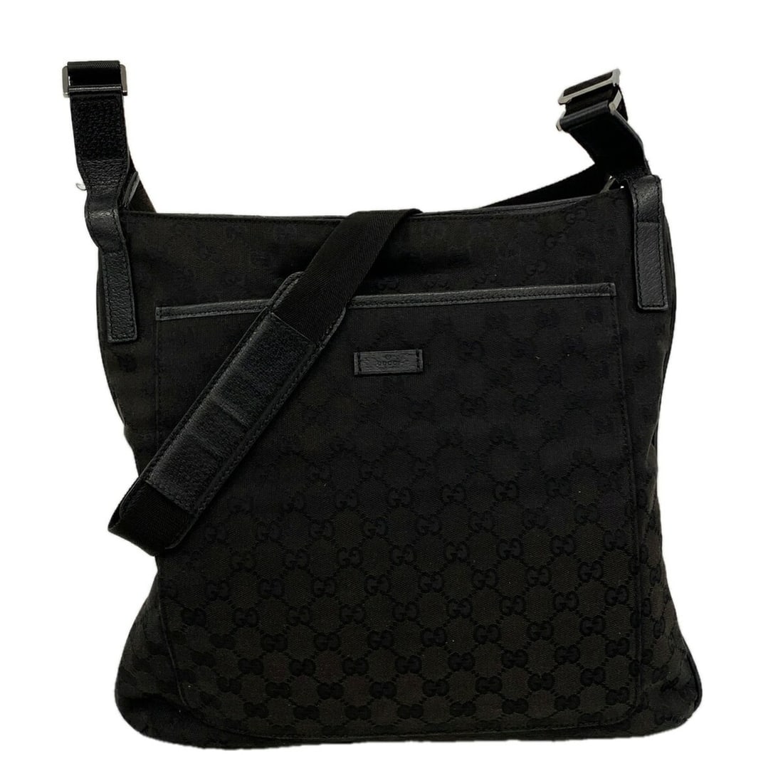 Gucci Shoulder Bag GG Canvas 122791 Black Women's: --- Catalog ---Category: SizeSize (HxWxD): 38cm x 39cm x 6.5cm / 14.96'' x 15.35'' x 2.55''Category: DesignType: Shoulder bagColor: BlackGender: WomenMaterial: Canvas Hardware Color: SilverCategory: G