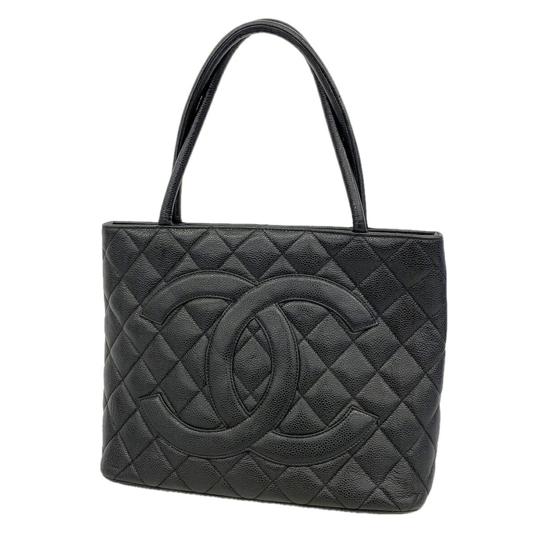 Chanel Tote Bag, Reissue Tote, Caviar Leather, Black, Women's: --- Catalog ---Category: SizeSize (HxWxD): 24cm x 29.5cm x 14cm / 9.44'' x 11.61'' x 5.51''Category: DesignType: Tote bagColor: BlackGender: WomenMaterial: Grained Calfskin Hardware Color: SilverCateg
