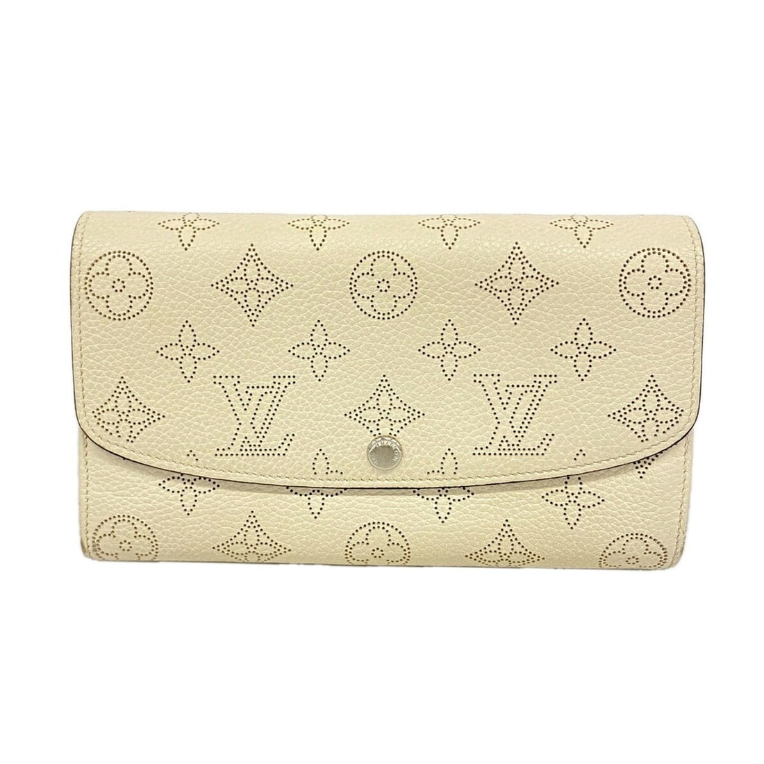 Louis Vuitton Mahina Portefeuille Iris Long Wallet M60177 Ivoire (Ladies'): --- Catalog ---Category: SizeSize (HxWxD): 11cm x 19cm x 3cm / 4.33'' x 7.48'' x 1.18''Category: DesignType: Long wallet (bi-fold)Color: LV Off WhiteGender: WomenCategory: GeneralMPN: M60177Brand: Lou