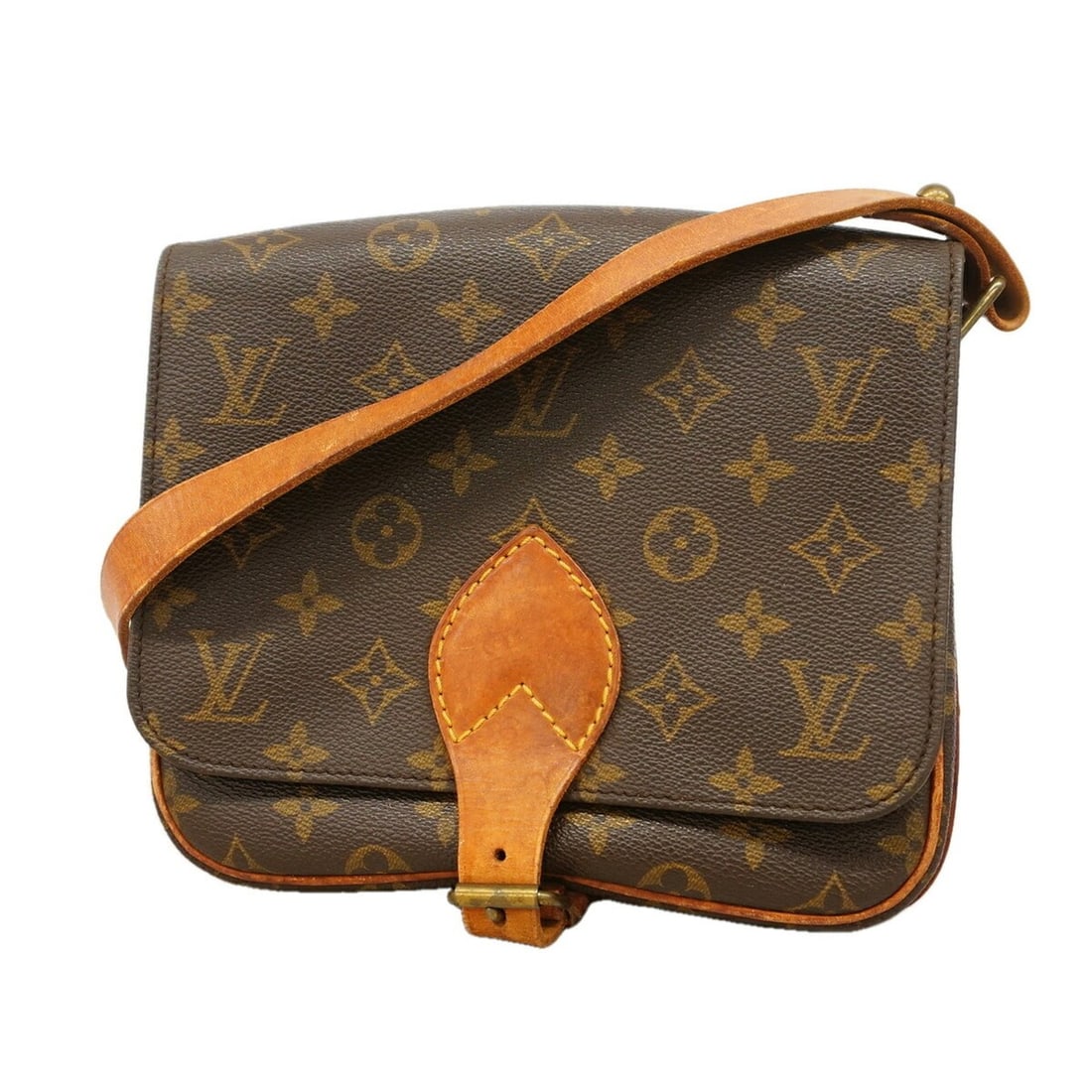 Louis Vuitton Monogram Cartouchiere MM Shoulder Bag M51253 Brown Women's: --- Catalog ---Category: SizeSize (HxWxD): 20cm x 21cm x 7cm / 7.87'' x 8.26'' x 2.75''Category: DesignType: Shoulder bagColor: BrownGender: WomenCategory: GeneralMPN: M51253Brand: Louis Vuitton--- It