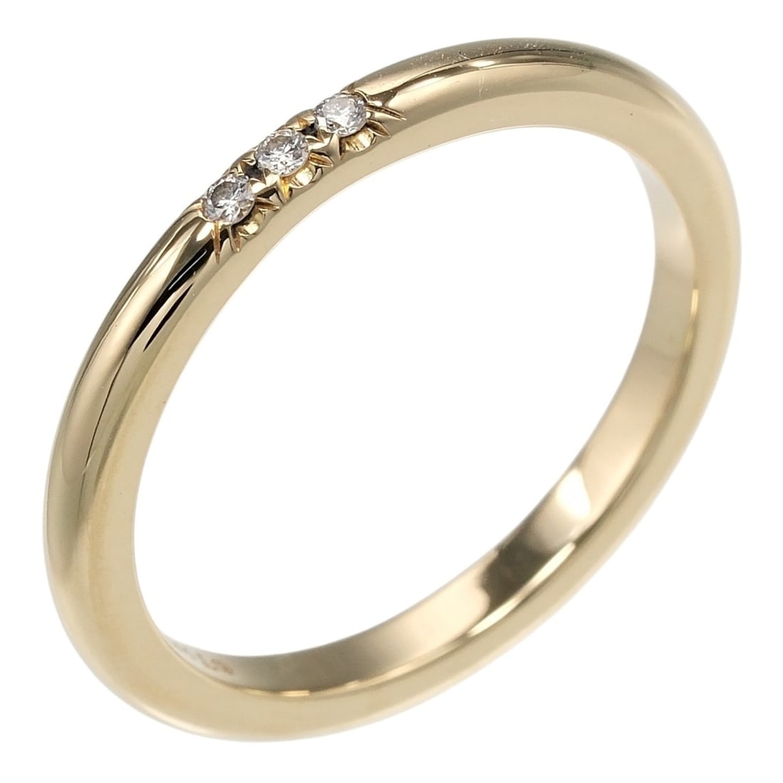 Tiffany & Co. Forever Classic Band Ring, Size 9, 18K Yellow Gold, Diamond, Approx. 2.55g. (1 of 17)
