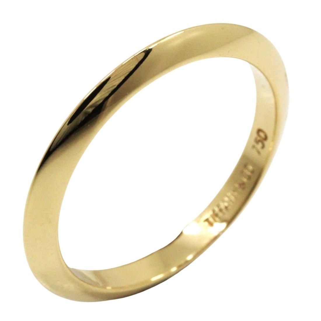 Tiffany & Co. Knife Edge Ring, Size 6, 18K Yellow Gold, Approx. 1.7g, Women's.: --- Catalog ---Category: SizeJP Size: 6US Size: 3.5Category: DesignType: Band ringColor: Yellow goldGender: WomenMaterial: Yellow goldCategory: GeneralBrand: Tiffany--- Item List ---Section: Condition