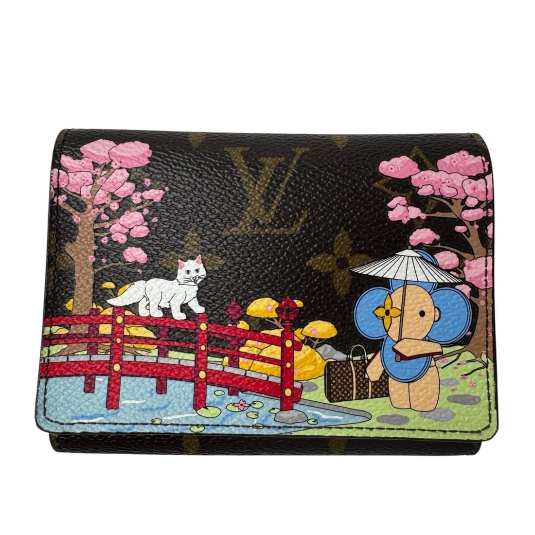Louis Vuitton Portefeuille Victorine Vivienne M80873 IC Wallet (Limited Edition): --- Catalog ---Category: SizeSize (HxWxD): 9cm x 12cm / 3.54'' x 4.72''Category: DesignType: Wallet (tri-fold)Color: Multi-colorGender: WomenMaterial: Leather Category: GeneralBrand: Louis Vuitton--- 