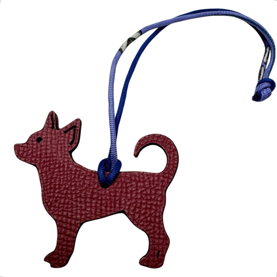 Hermes Petit H Chihuahua Charm Reversible Dog Women's: --- Catalog ---Category: SizeSize (HxWxD): 60.00mm x 60.00mm / 2.36'' x 2.36''Category: DesignType: Handbag charmColor: Rouge H, VertGender: WomenMaterial: Epsom leather, Silk, Togo leatherCategory: G
