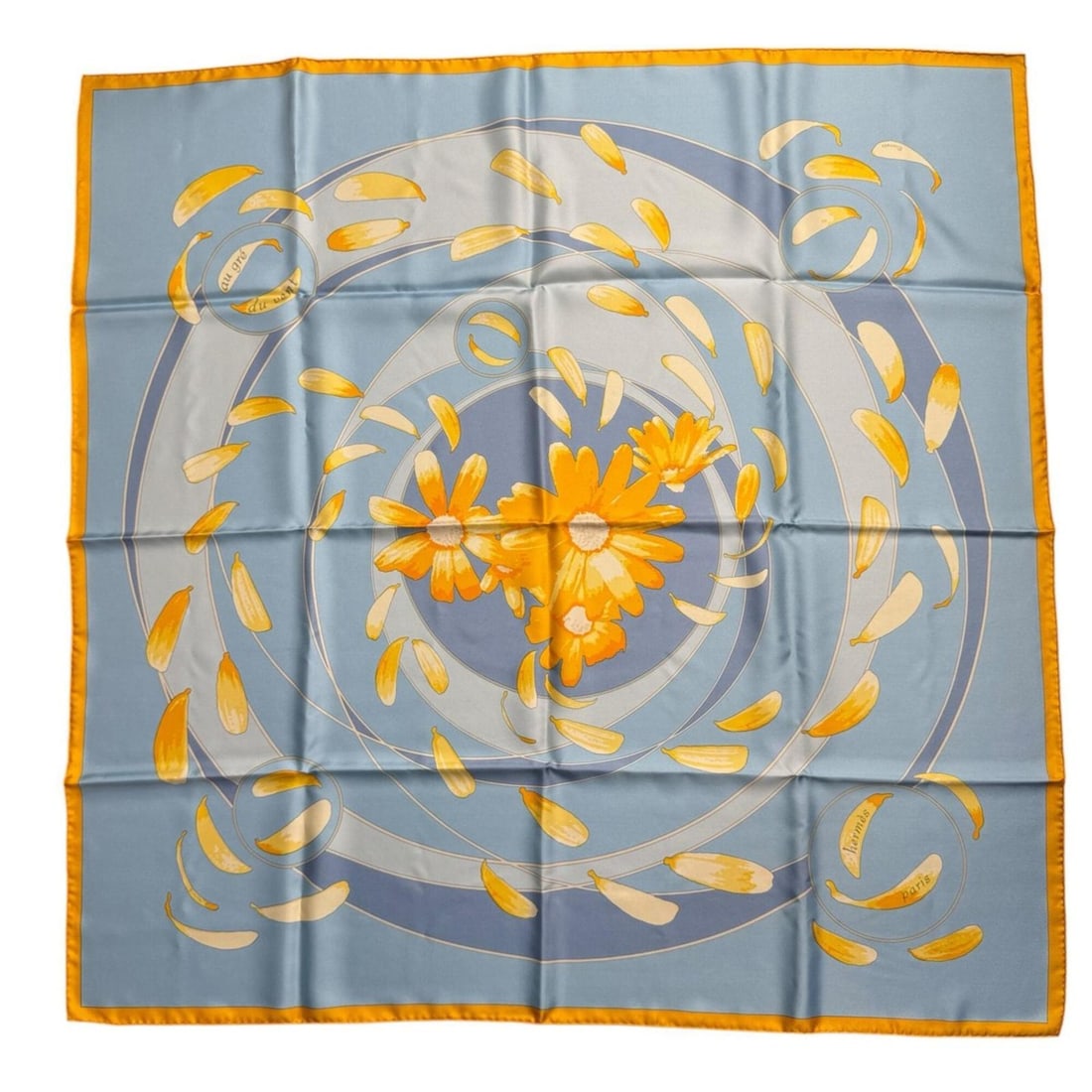 Hermes Carre 90 "Let the Wind Take It" by Rivalchenko Silk Scarf/Muffler for Women: --- Catalog ---Category: SizeSize (LxW): 90cm x 90cm / 35.43'' x 35.43''Category: DesignType: ScarfColor: Multi-colorGender: WomenMaterial: Silk Category: GeneralBrand: Hermes--- Item List ---Section: