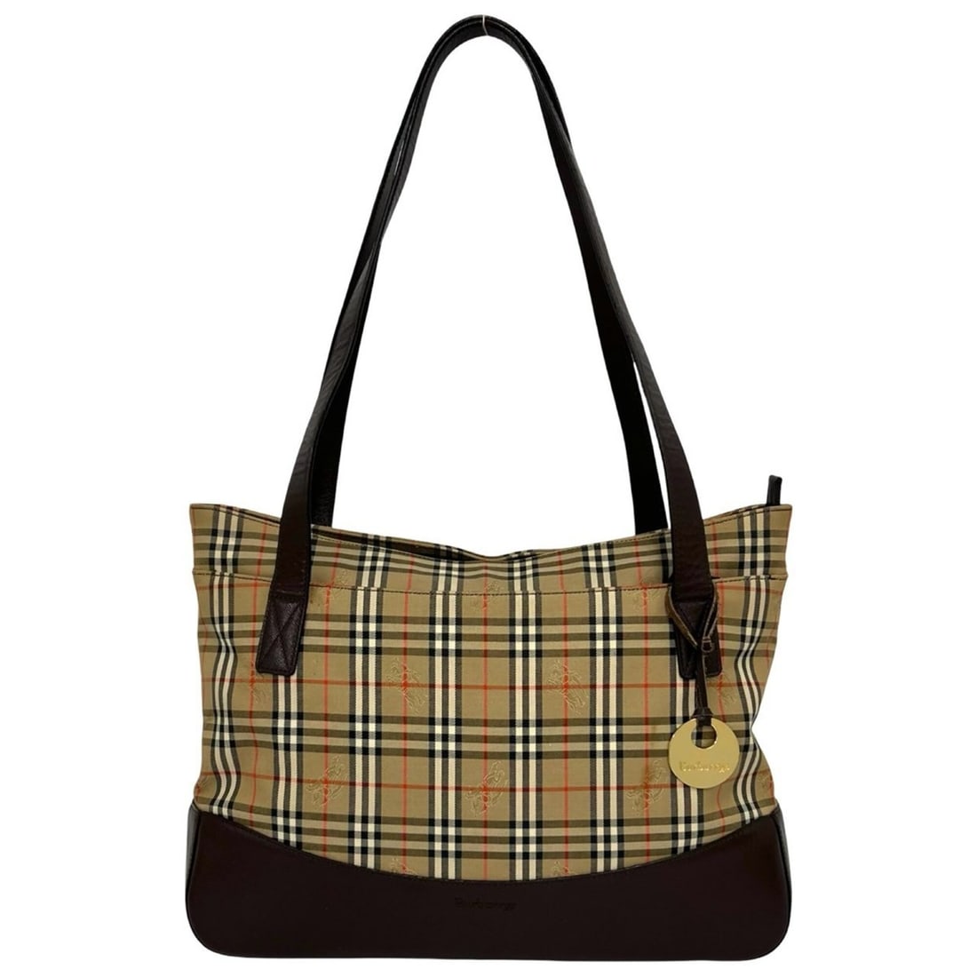 Burberrys Vintage Nova Check Canvas Leather Tote Bag Handbag Brown Beige 33402: --- Catalog ---Category: SizeSize (HxWxD): 27.5cm x 37.5cm x 9cm / 10.82'' x 14.76'' x 3.54''Category: DesignType: Handbag, Tote bagColor: Beige, BrownGender: WomenMaterial: Canvas , Leather Category: