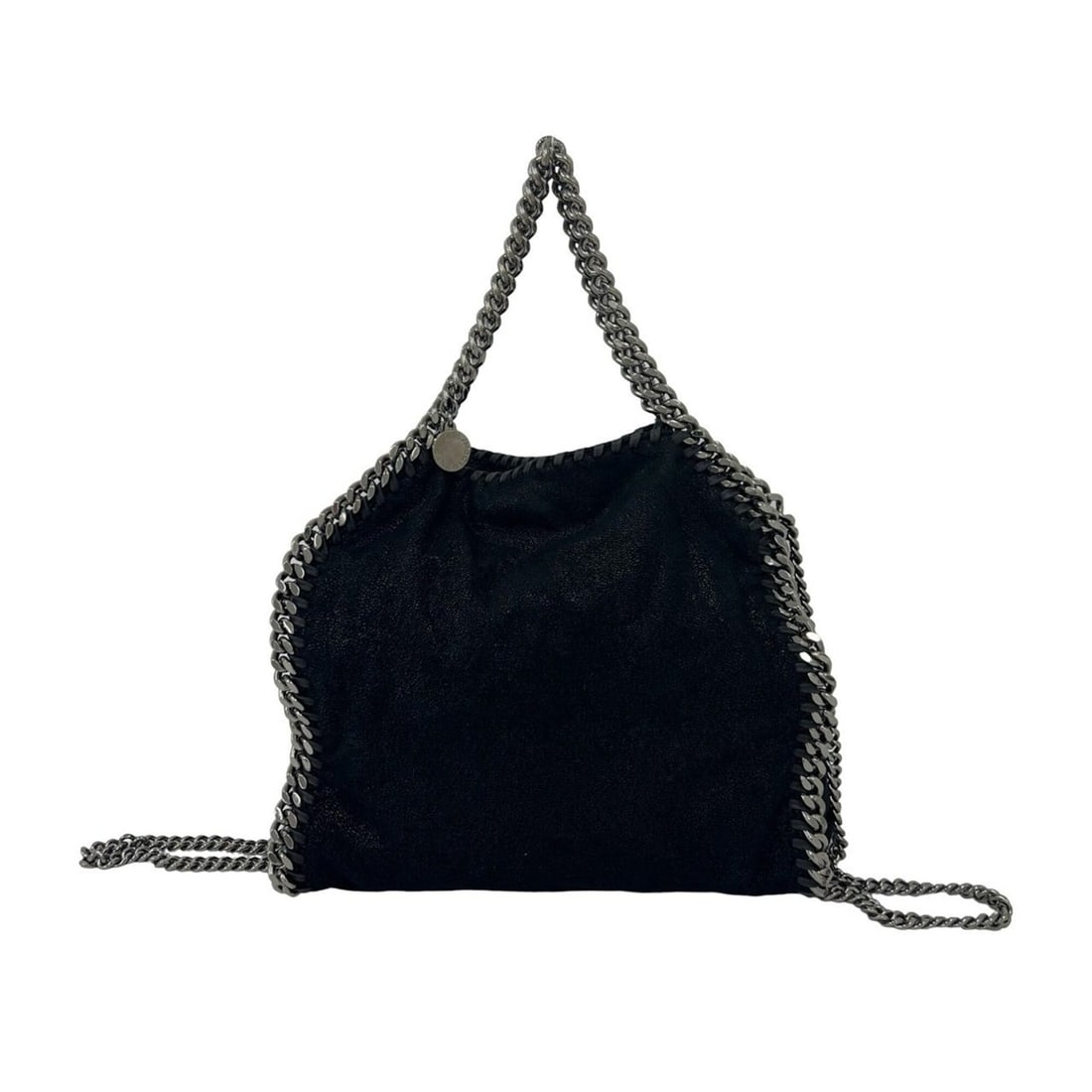 Stella McCartney Falabella Eco-Leather 2-Way Chain Shoulder Bag/Tote Bag, Black 18301 (1 of 10)