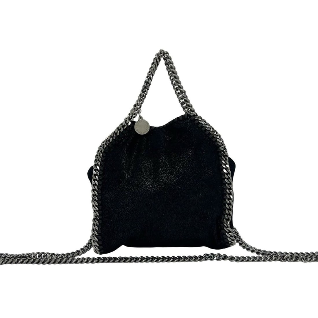 Stella McCartney Falabella Eco-Leather 2-Way Chain Handbag/Shoulder Bag, Black, 48238: --- Catalog ---Category: SizeSize (HxWxD): 17cm x 18cm x 4cm / 6.69'' x 7.08'' x 1.57''Category: DesignType: Handbag, Shoulder bagColor: BlackGender: WomenMaterial: Leather Category: GeneralBrand: Ste