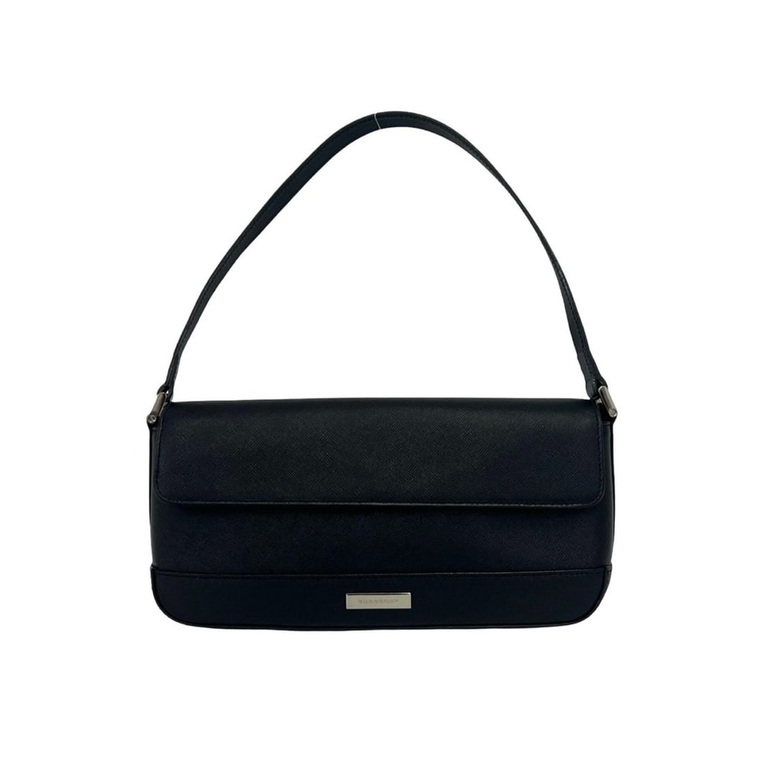BURBERRY Burberry Logo Hardware Leather One Semi Shoulder Bag Handbag Black 13054: --- Catalog ---Category: SizeSize (HxWxD): 14.5cm x 28cm x 6.5cm / 5.7'' x 11.02'' x 2.55''Category: DesignType: Handbag, Shoulder bagColor: BlackGender: WomenMaterial: Leather Category: GeneralBrand: