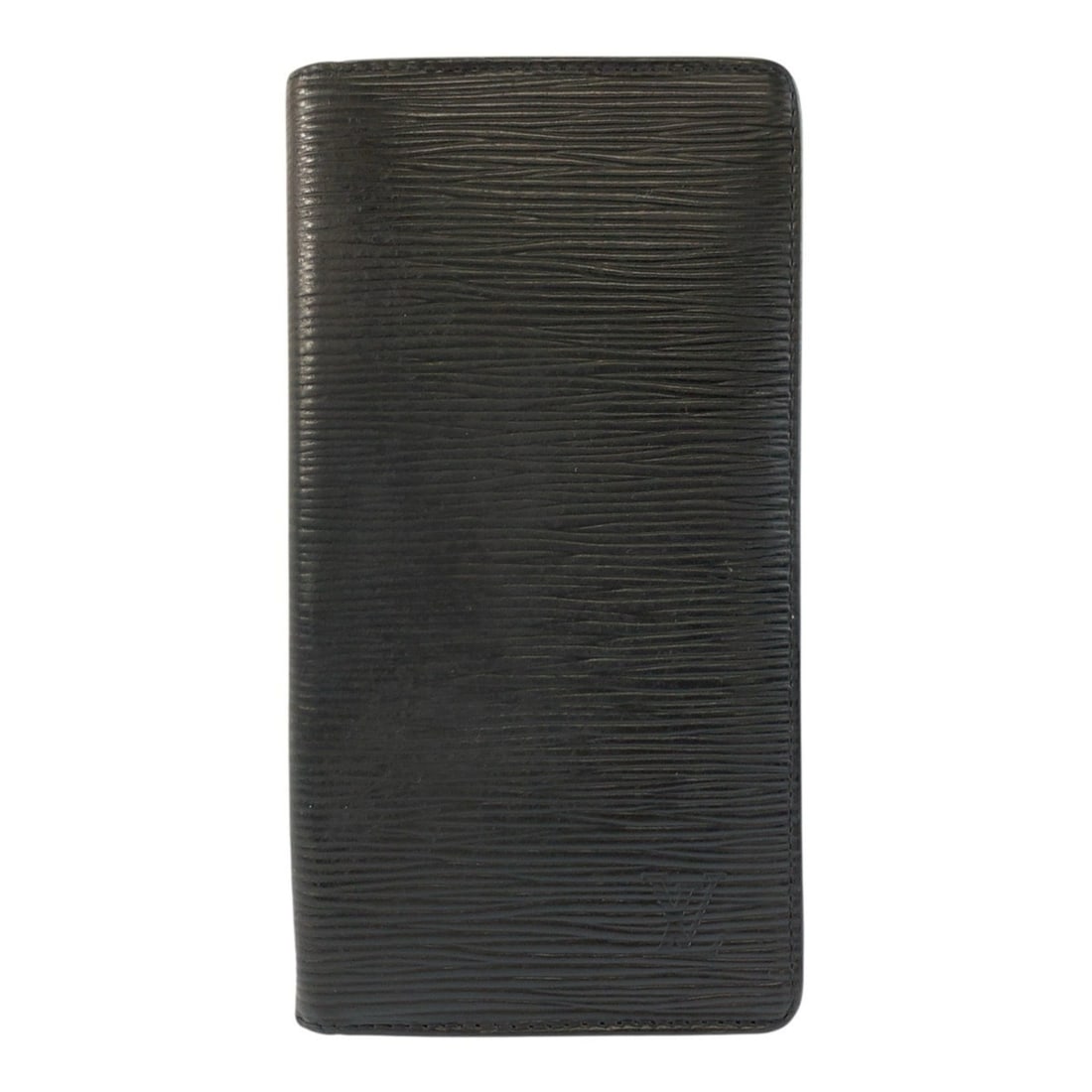 LOUIS VUITTON Louis Vuitton Epi Portecarte Credit Noir Black Leather M63212 Long Wallet Billfold