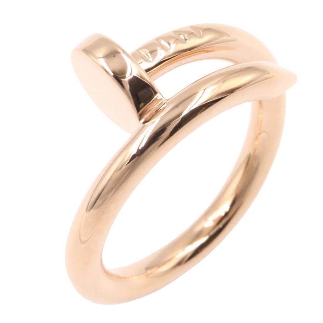Cartier Juste un Clou Ring, 18K Pink Gold (PG), Women's, Tone, B4092552: --- Catalog ---Category: SizeJP Size: 10.5US Size: 5.5Category: DesignType: Band ringColor: GoldGender: WomenMaterial: Pink gold (18K)Category: GeneralMPN: B4092552Brand: Cartier--- Item List ---Secti