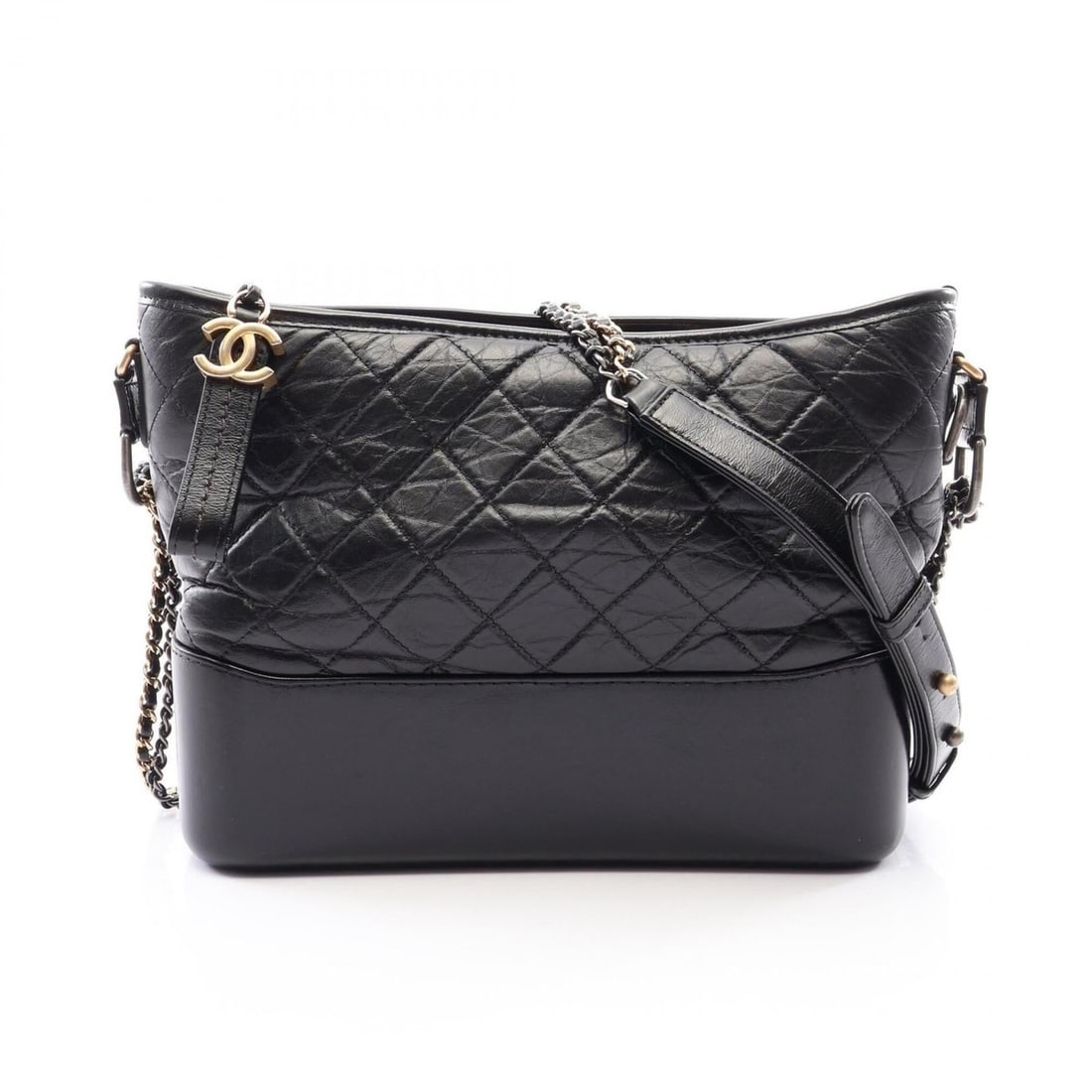 Chanel Gabrielle de Large Hobo Shoulder Bag/Handbag, Leather, Black, A93824 (1 of 11)