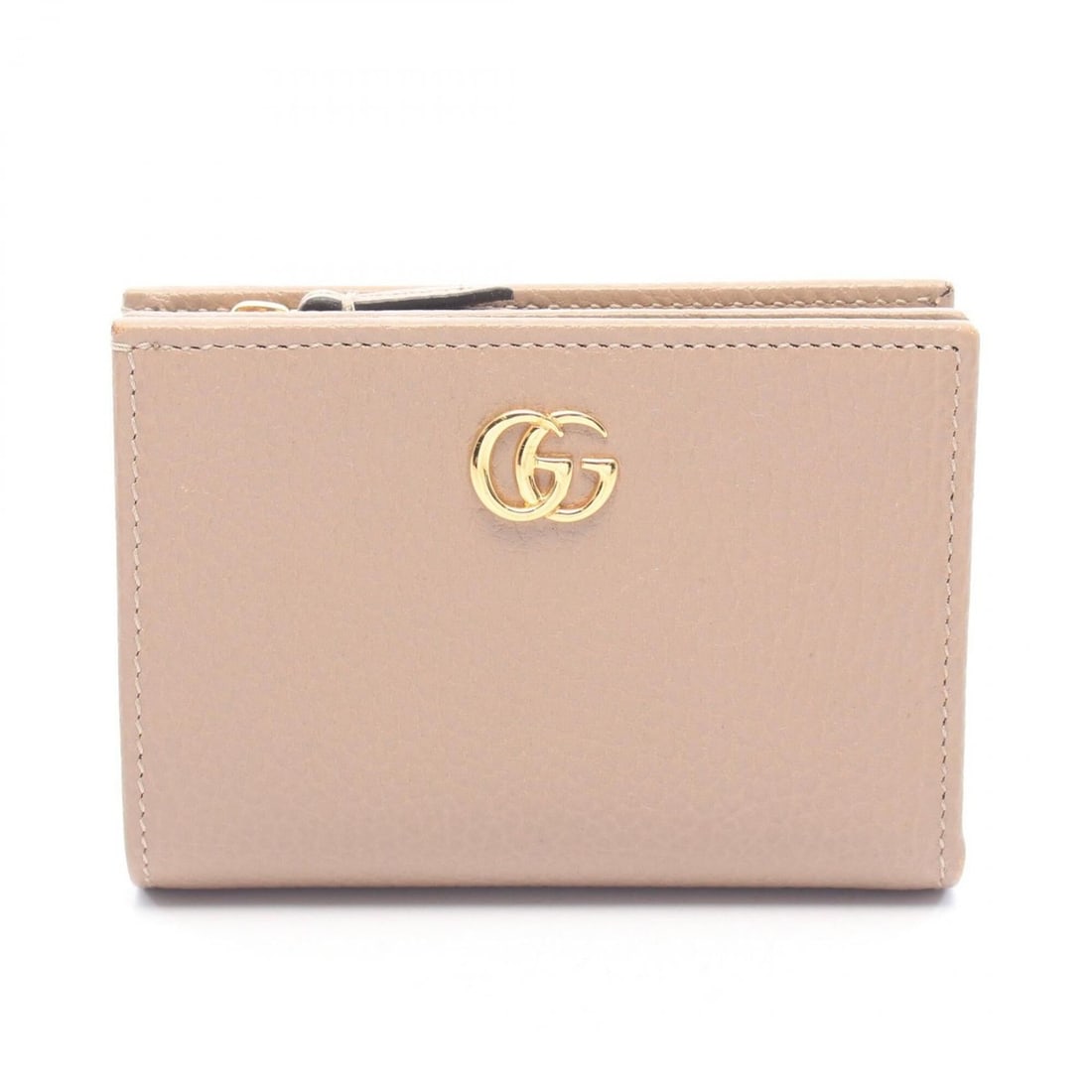 Gucci Double G Bi-fold Wallet, Leather, Women's, Beige, 790063: --- Catalog ---Category: SizeSize (HxWxD): 8.5cm x 11.5cm x 3cm / 3.34'' x 4.52'' x 1.18''Category: DesignType: Wallet (bi-fold)Color: BeigeGender: WomenMaterial: Leather Category: GeneralMPN: 790063B
