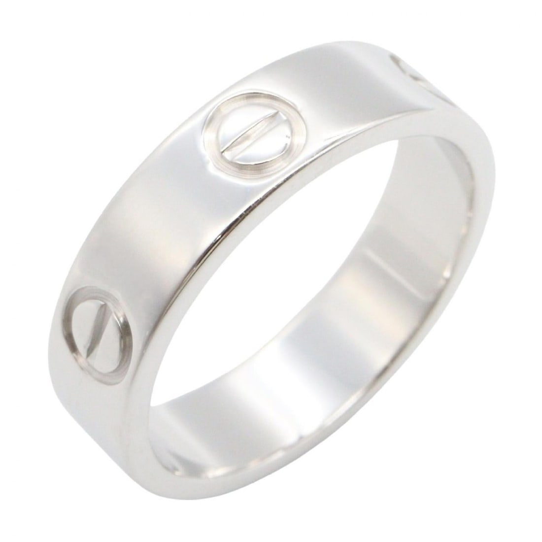 Cartier Love Ring, 18K White Gold (18KWG), Silver Tone, B4084700 (Men's/Women's): --- Catalog ---Category: SizeJP Size: 13.5US Size: 6.5Category: DesignType: Band ringColor: SilverGender: Men,WomenMaterial: White gold (18K)Category: GeneralMPN: B4084700Brand: Cartier--- Item List -