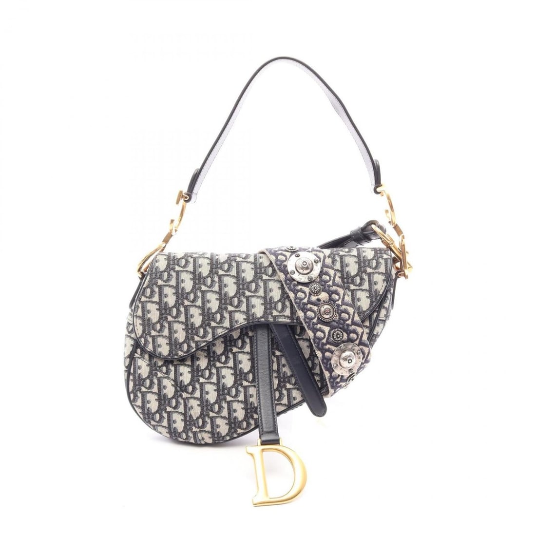 Christian Dior Dior Saddle Bag Oblique Jacquard 2-Way Handbag Canvas Leather Women's Beige/Navy: --- Catalog ---Category: SizeSize (HxWxD): 17cm x 24cm x 6cm / 6.69'' x 9.44'' x 2.36''Strap Length: 93cm / 36.61''Handle Length: 52cm / 20.47''Category: DesignType: Saddle bagColor: Beige, NavyGender