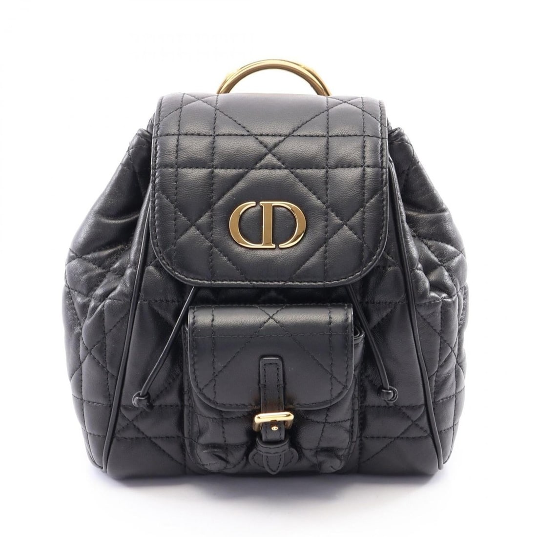 Christian Dior Dior CARO Small Macro Cannage Backpack/Handbag, Leather, Women's, Black (M6302UNOZ): --- Catalog ---Category: SizeSize (HxWxD): 20cm x 17cm x 7cm / 7.87'' x 6.69'' x 2.75''Strap Length: 68cm - 80cm / 26.77'' - 31.49''Category: DesignType: BackpackColor: BlackGender: WomenMaterial: Lea