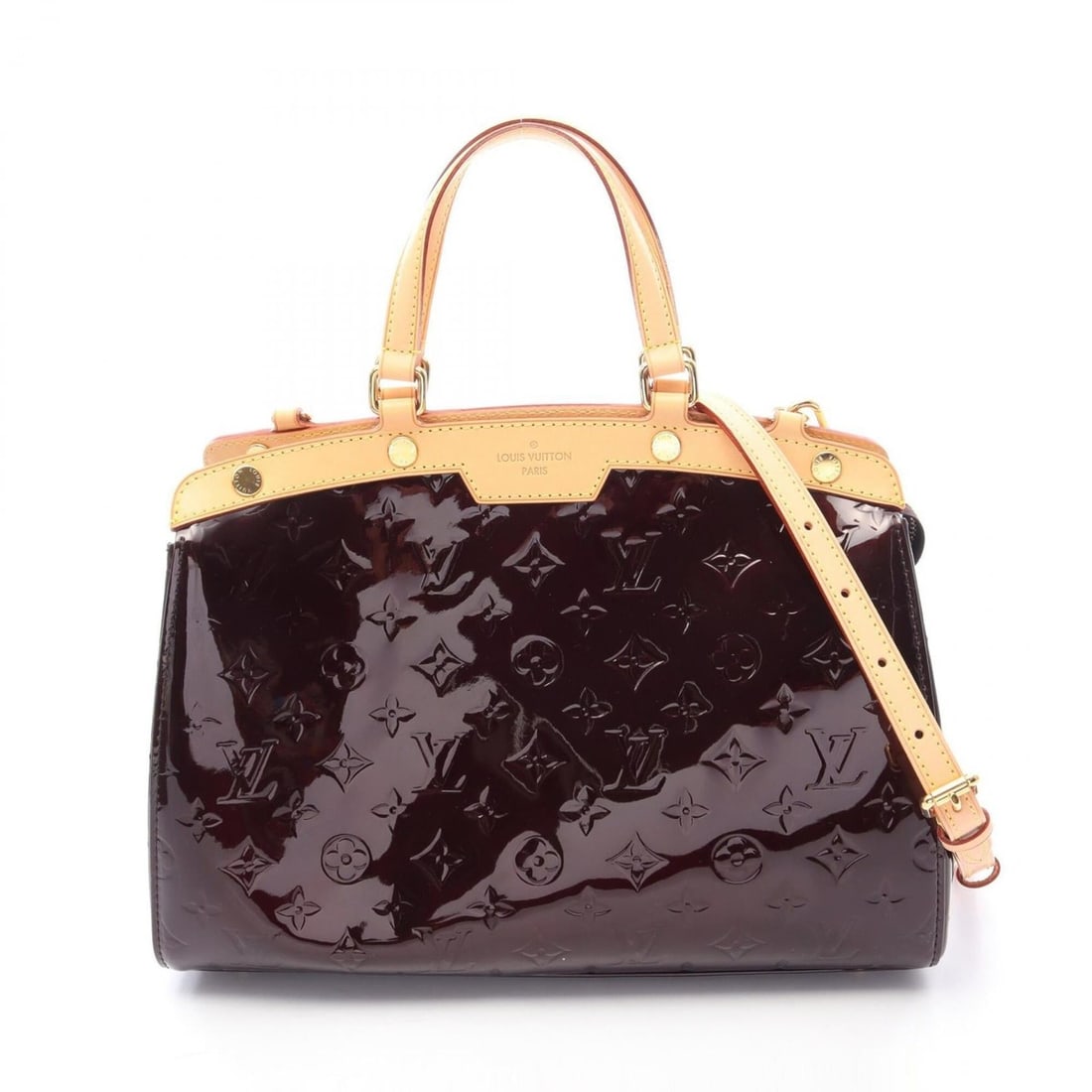 Louis Vuitton Blair MM 2-Way Handbag, Leather, Vernis, Women's, Purple (M91619): --- Catalog ---Category: SizeSize (HxWxD): 24cm x 33cm x 12cm / 9.44'' x 12.99'' x 4.72''Category: DesignType: HandbagColor: Amarante, PurpleGender: WomenMaterial: Vernis , Leather Category: GeneralMP