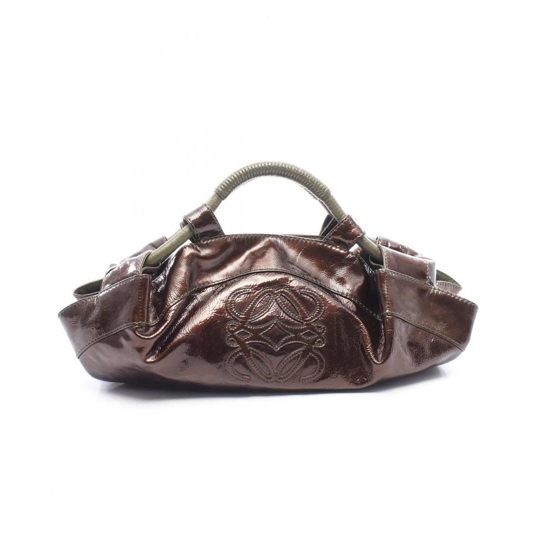 Loewe Nappa Aire Handbag, Coated Canvas Leather, Women's, Brown/Khaki: --- Catalog ---Category: SizeSize (HxWxD): 19cm x 42cm x 15cm / 7.48'' x 16.53'' x 5.9''Category: DesignType: HandbagColor: Brown, KhakiGender: WomenMaterial: Coated canvas , Leather Category: General