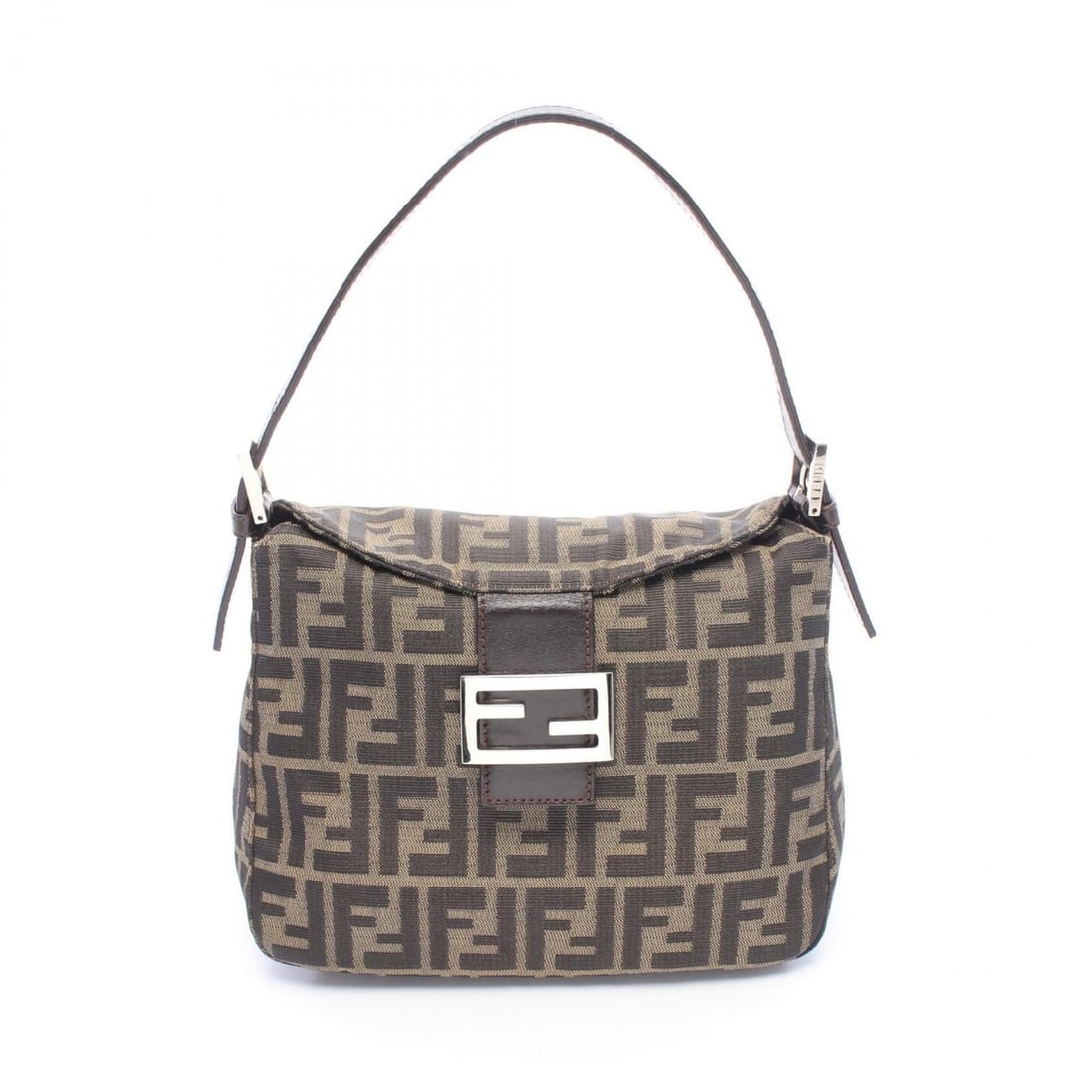 Fendi Zucca Shoulder Bag/Handbag, Canvas and Leather, Women's, Brown, Item Number 222826426: --- Catalog ---Category: SizeSize (HxWxD): 18cm x 24cm x 13cm / 7.08'' x 9.44'' x 5.11''Strap Length: 40cm - 52cm / 15.74'' - 20.47''Category: DesignType: Handbag, Shoulder bagColor: BrownGender: Wome