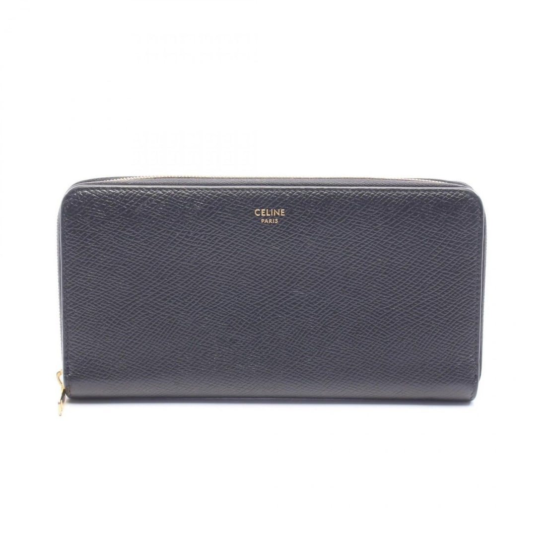 Celine Large Zipped Wallet, Round Long Leather, Women's, Black: --- Catalog ---Category: SizeSize (HxWxD): 10cm x 19cm x 2cm / 3.93'' x 7.48'' x 0.78''Category: DesignType: Long wallet (bi-fold)Color: BlackGender: WomenMaterial: Leather Category: GeneralBrand: Cel