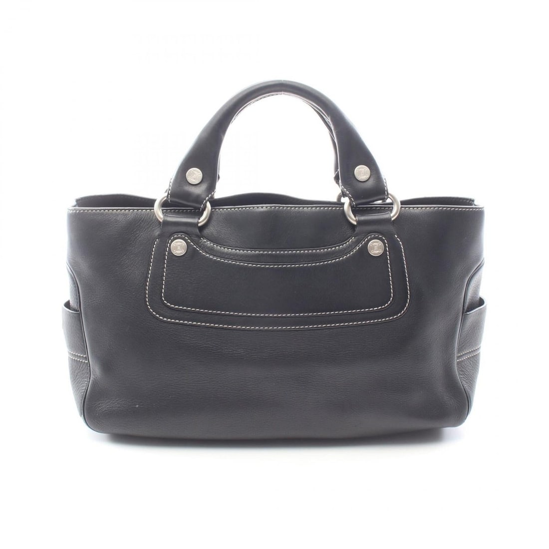Celine Boogie Bag Handbag, Leather, Women's, Black (1 of 16)