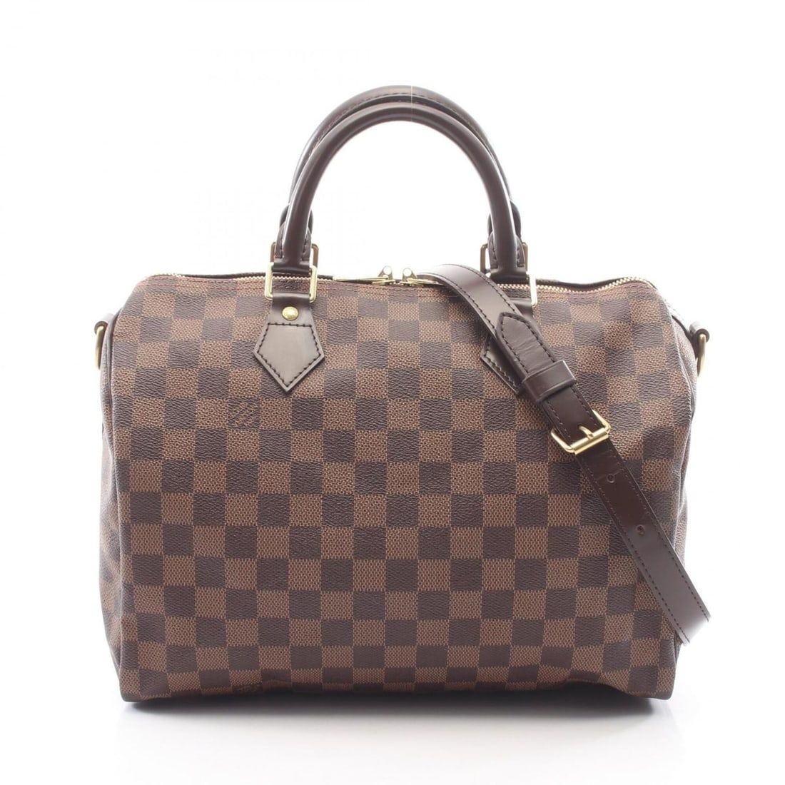Louis Vuitton Speedy Bandoulière 30 Damier Ebene 2-Way Handbag, Coated Canvas Leather, Women's,: --- Catalog ---Category: SizeSize (HxWxD): 21cm x 29cm x 17cm / 8.26'' x 11.41'' x 6.69''Category: DesignType: HandbagColor: BrownGender: WomenMaterial: Coated canvas , Leather Category: GeneralMPN: N