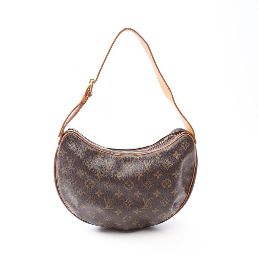 Louis Vuitton Croissant MM Monogram Shoulder Bag/Handbag, Coated Canvas and Leather, Women's, Brown,: --- Catalog ---Category: SizeSize (HxWxD): 20cm x 31cm x 6cm / 7.87'' x 12.2'' x 2.36''Category: DesignType: Handbag, Shoulder bagColor: Brown, MonogramGender: WomenMaterial: Monogram , Leather Catego