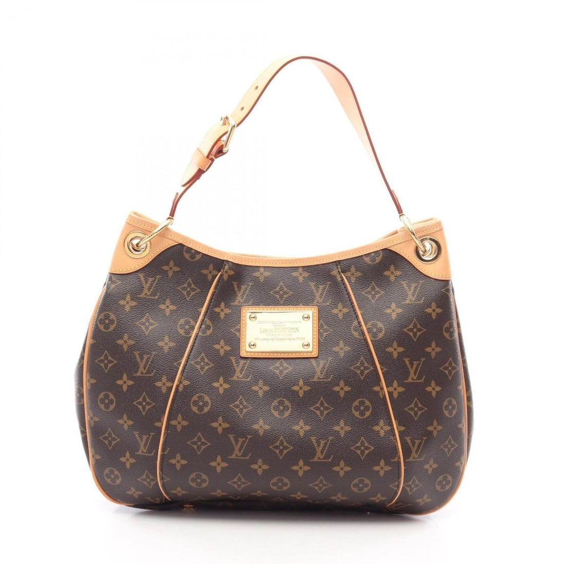 Louis Vuitton Galliera PM Monogram Shoulder Bag/Handbag, Coated Canvas and Leather, Women's, Brown, (1 of 11)