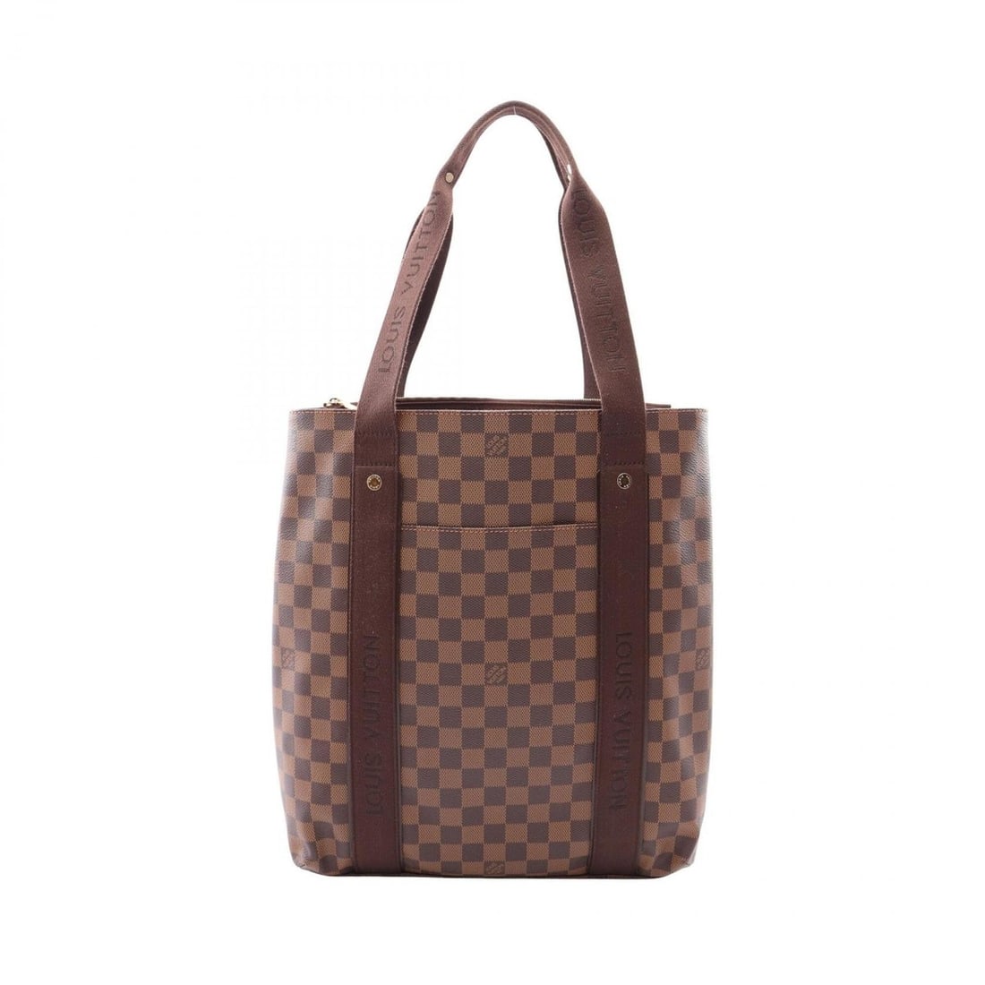 Louis Vuitton Cabas Bobour Tote Bag Handbag, Coated Canvas and Leather, Damier Pattern, Brown,: --- Catalog ---Category: SizeSize (HxWxD): 37cm x 30cm x 8.5cm / 14.56'' x 11.81'' x 3.34''Category: DesignType: Handbag, Tote bagColor: Brown, Damier CanvasGender: Men,WomenMaterial: Coated canvas , 