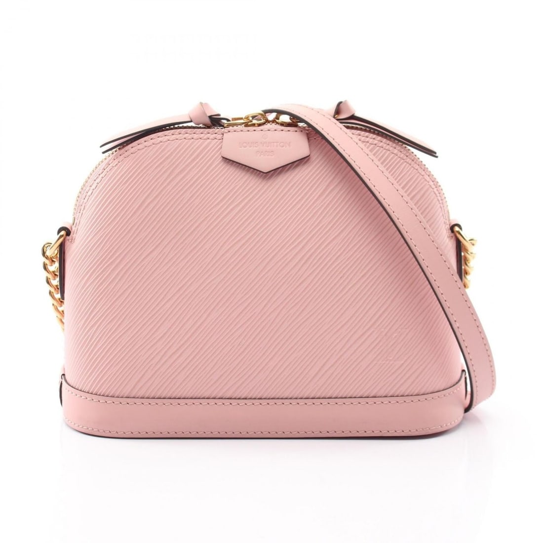 Louis Vuitton Alma Mini Chain Shoulder Bag Handbag Leather Epi Pink M51406: --- Catalog ---Category: SizeSize (HxWxD): 15cm x 20.5cm x 10cm / 5.9'' x 8.07'' x 3.93''Category: DesignType: Handbag, Shoulder bagColor: PinkGender: WomenMaterial: Epi leather Category: GeneralMPN: 