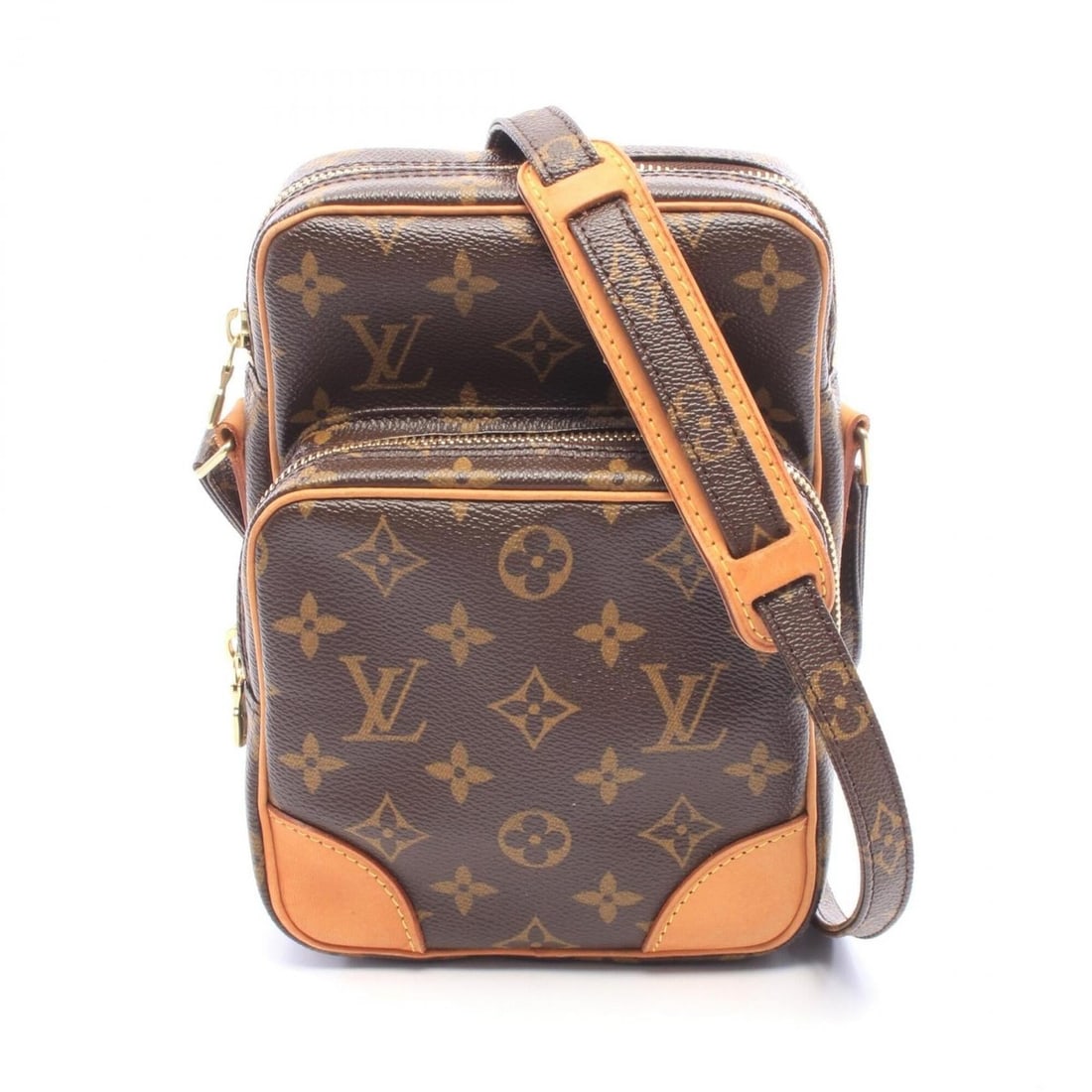 Louis Vuitton Amazon Shoulder Bag/Handbag, Coated Canvas and Leather, Monogram Pattern, Women's,: --- Catalog ---Category: SizeSize (HxWxD): 21cm x 15cm / 8.26'' x 5.9''Category: DesignType: Shoulder bagColor: Brown, MonogramGender: WomenMaterial: Coated canvas , Leather Category: GeneralMPN: M452
