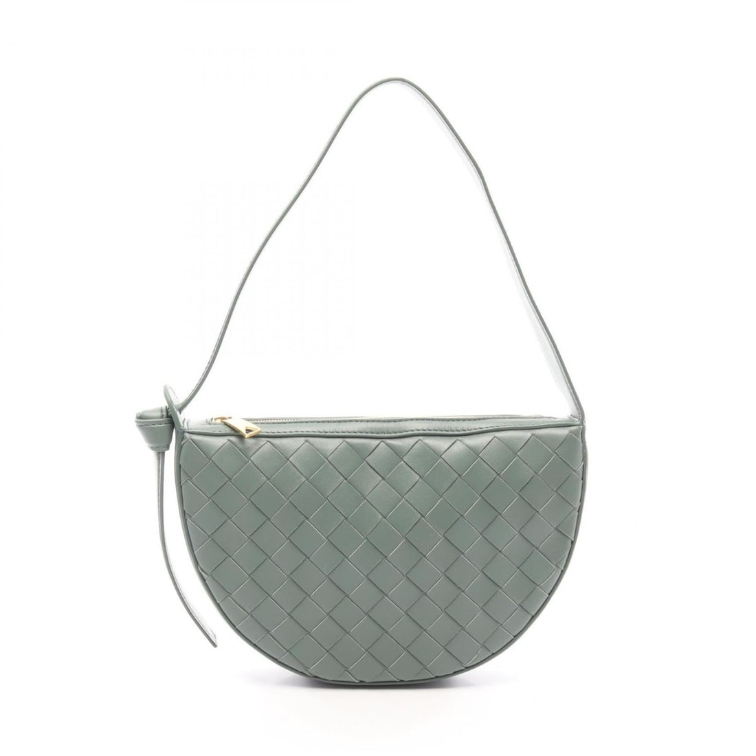 Bottega Veneta Intrecciato Mini Sunrise Handbag, Leather, Women's, Green, 763747: --- Catalog ---Category: SizeSize (HxWxD): 15cm x 23.5cm x 4cm / 5.9'' x 9.25'' x 1.57''Category: DesignType: HandbagColor: GreenGender: WomenMaterial: Intrecciato Category: GeneralMPN: 763747Brand: B