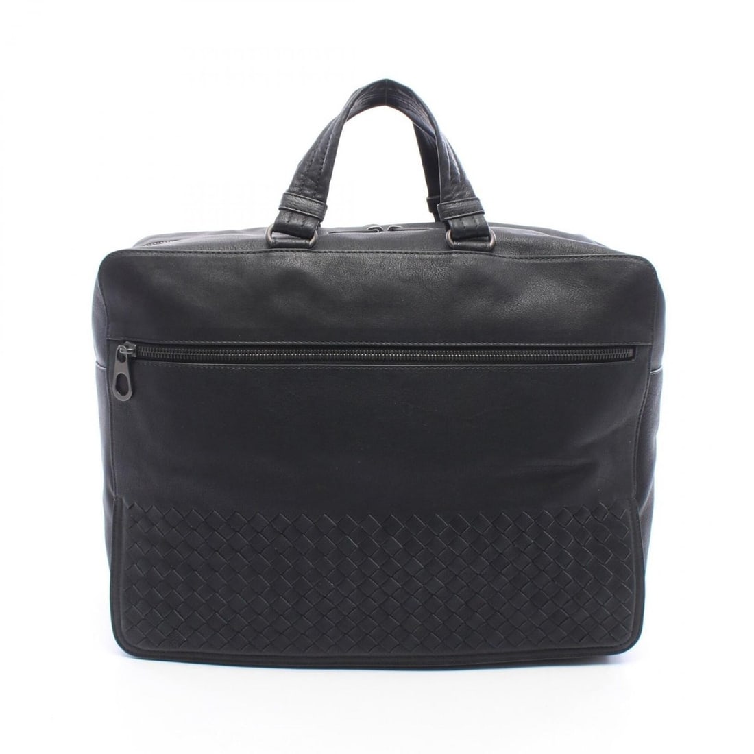 Bottega Veneta Intrecciato Backpack Business Bag Handbag Leather Men's Black: --- Catalog ---Category: SizeSize (HxWxD): 28.5cm x 37.5cm x 11.5cm / 11.22'' x 14.76'' x 4.52''Category: DesignType: HandbagColor: BlackGender: MenMaterial: Intrecciato Category: GeneralBrand: Botteg