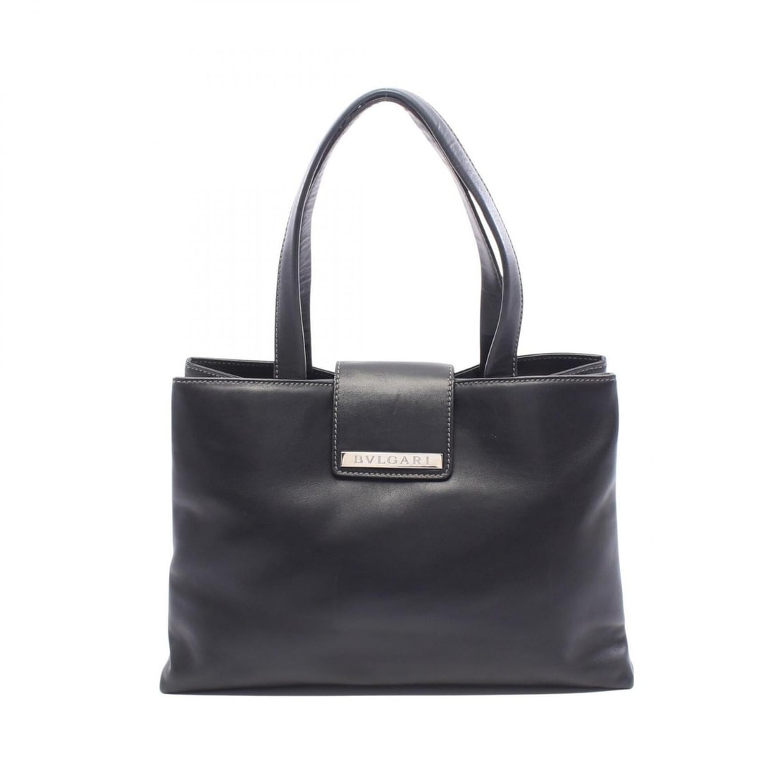 Bulgari BVLGARI Logo Plate Tote Bag Handbag Leather Women's Black: --- Catalog ---Category: SizeSize (HxWxD): 25cm x 36cm x 10cm / 9.84'' x 14.17'' x 3.93''Category: DesignType: Handbag, Tote bagColor: BlackGender: WomenMaterial: Leather Category: GeneralBrand: Bvlga