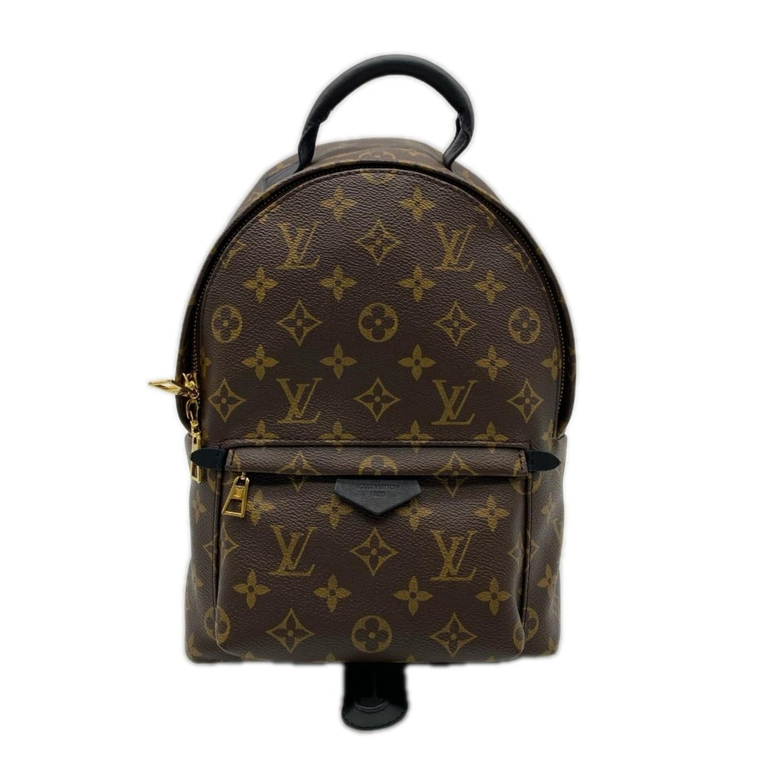 LOUIS VUITTON Monogram Palm Springs Backpack PM M41560 Rucksack Brown Beige Black Leather Women's (1 of 18)