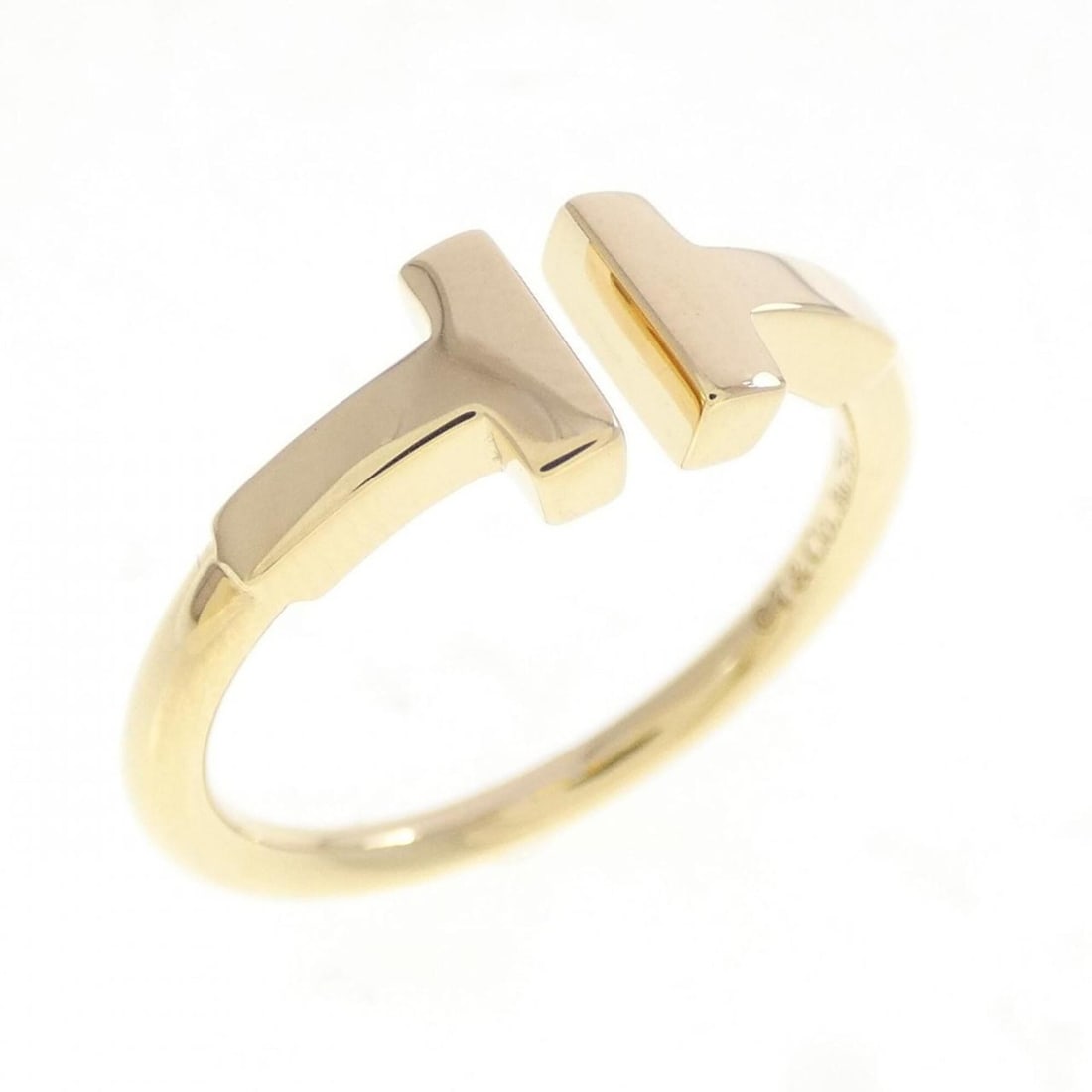 Tiffany T Wire Ring: --- Catalog ---Category: SizeJP Size: 8US Size: 4.5Category: DesignType: Band ringGender: WomenMaterial: Yellow gold (18K)Category: GeneralBrand: Tiffany--- Item List ---Section: ConditionRanking: