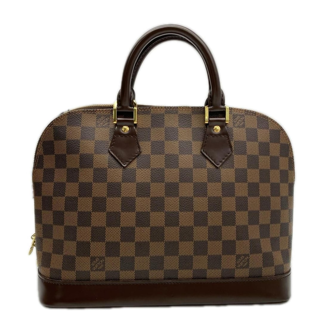 LOUIS VUITTON Damier Alma PM N53151 Handbag Brown Beige Leather Women's: --- Catalog ---Category: SizeSize (HxWxD): 23cm x 30cm x 16cm / 9.05'' x 11.81'' x 6.29''Handle Length: 25cm / 9.84''Category: DesignType: HandbagColor: Beige, BrownGender: WomenClosure: