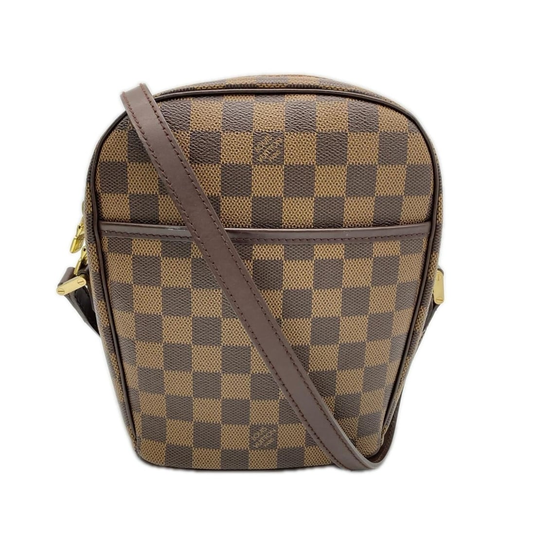 LOUIS VUITTON Damier Ipanema PM N51294 Shoulder Bag Brown Beige Leather Women's: --- Catalog ---Category: SizeSize (HxWxD): 22.5cm x 19cm x 7.5cm / 8.85'' x 7.48'' x 2.95''Category: DesignType: Shoulder bagColor: Beige, BrownGender: WomenClosure: ZipperMaterial: Coated canvas ,