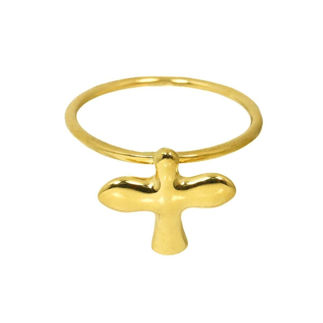 Tiffany & Co. Bird Ring, 18K Yellow Gold (750): --- Catalog ---Category: SizeJP Size: 6.5US Size: 3.5Category: DesignType: Band ringGender: WomenMaterial: Yellow gold (18K)Category: GeneralBrand: Tiffany--- Item List ---Section: ConditionRanking: R