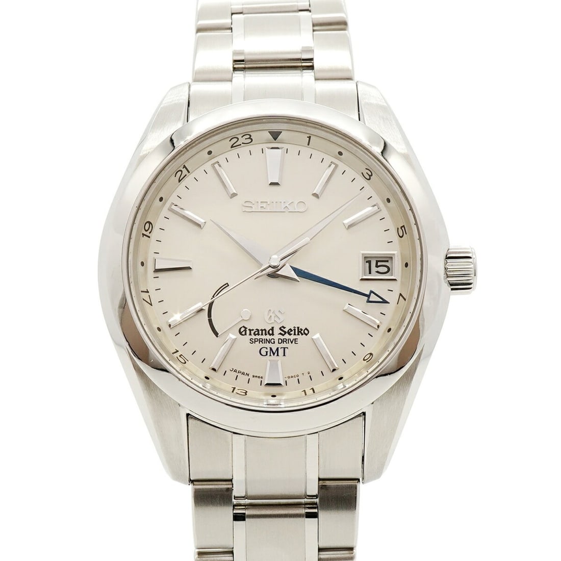 Seiko Grand GMT Spring Drive SBGE005 9R66-0AC0 Silver Dial Men's Watch: --- Catalog ---Category: SizeWrist Size: 19.5cm / 7.67''Case Diameter: 40.8mm / 1.61''Category: DesignType: WristwatchGender: MenColor (Dial): SilverMaterial (Band): Stainless steelCategory: GeneralMP