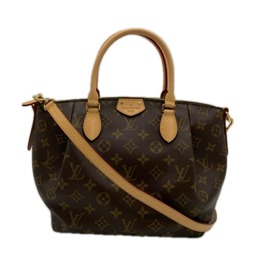 LOUIS VUITTON Monogram Turenne PM M48813 Handbag Shoulder Bag Brown Beige Leather Women's: --- Catalog ---Category: SizeSize (HxWxD): 23cm x 30cm x 11cm / 9.05'' x 11.81'' x 4.33''Strap Length: 115.5cm / 45.47''Handle Length: 31cm / 12.2''Category: DesignType: Handbag, Shoulder bagColor: Be