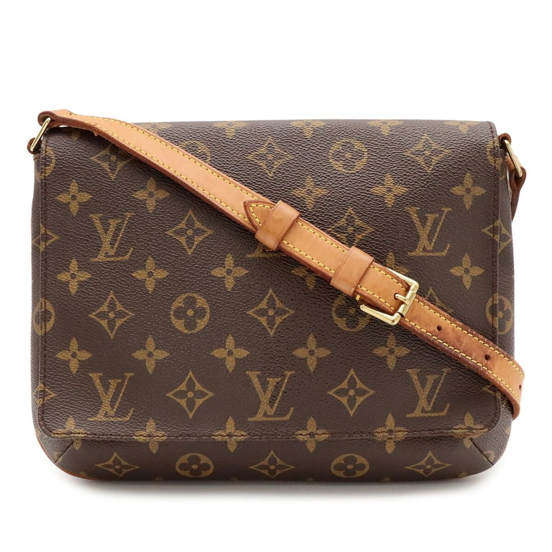 LOUIS VUITTON Louis Vuitton Monogram Musette Tango Short Shoulder Bag M51257 (1 of 14)