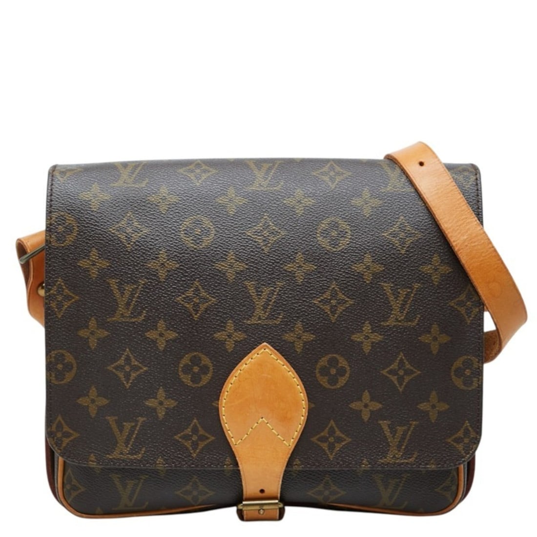 Louis Vuitton Monogram Cartouchiere GM Crossbody Shoulder Bag M51252 Brown Leather Women's LOUIS: --- Catalog ---Category: SizeSize (HxWxD): 21cm x 25cm x 8cm / 8.26'' x 9.84'' x 3.14''Category: DesignType: Shoulder bagColor: BrownGender: WomenMaterial: PVC , Leather Category: GeneralMPN: M51252Br
