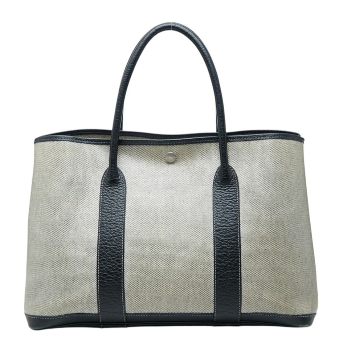 Hermes Garden Party PM Tote Bag Handbag Beige Black Toile H Negonda Women's HERMES: --- Catalog ---Category: SizeSize (HxWxD): 25cm x 36cm x 17.5cm / 9.84'' x 14.17'' x 6.88''Category: DesignType: Handbag, Tote bagColor: Beige, BlackGender: WomenMaterial: Toile H , Negonda leather Ca