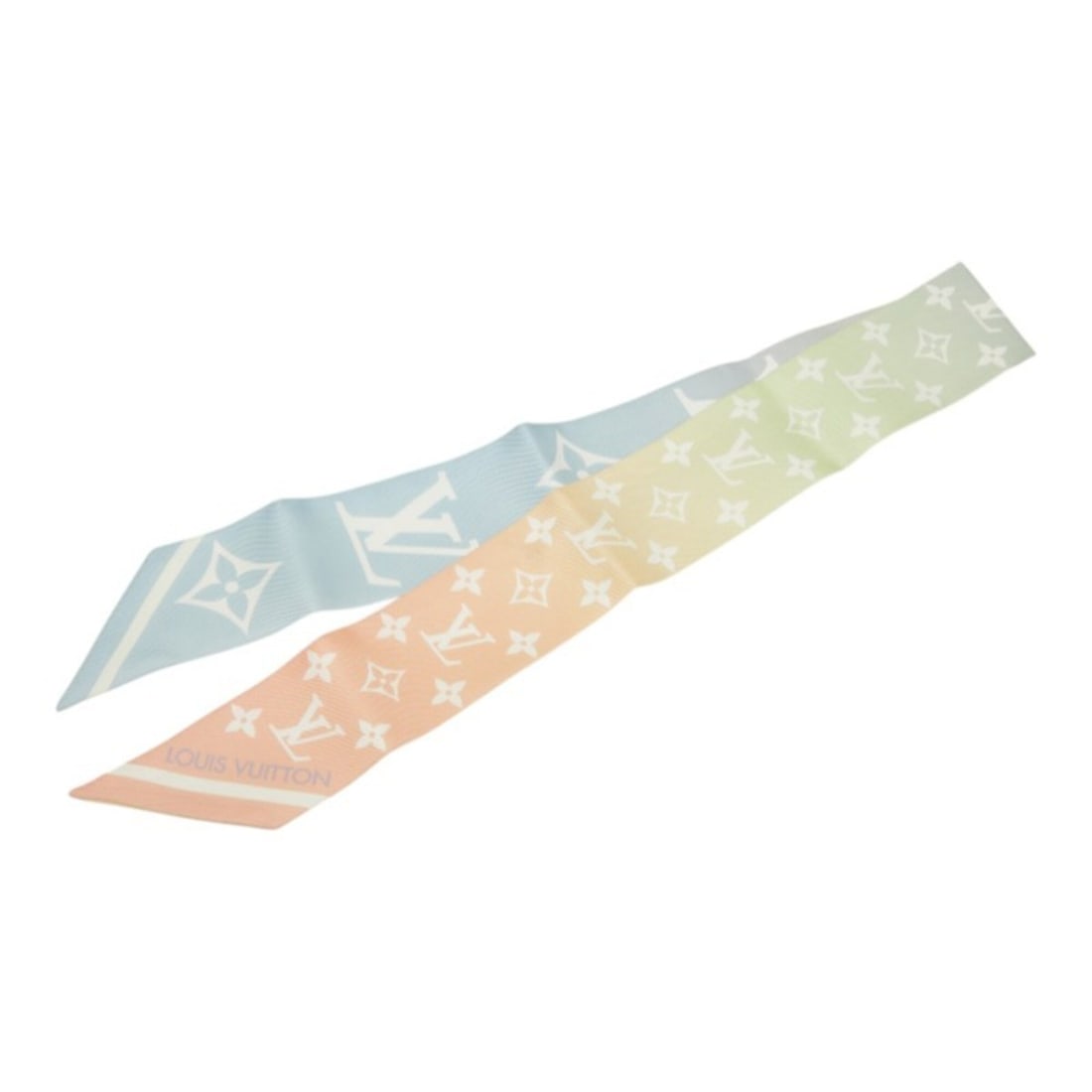 Louis Vuitton Nano Bandeau LV Aurora Scarf Muffler Multicolor Gradient Silk Women's LOUIS VUITTON: --- Catalog ---Category: SizeSize (LxW): 78.5cm x 5cm / 30.9'' x 1.96''Category: DesignType: ScarfColor: Multi-colorGender: WomenMaterial: Silk Category: GeneralBrand: Louis Vuitton--- Item List ---Se
