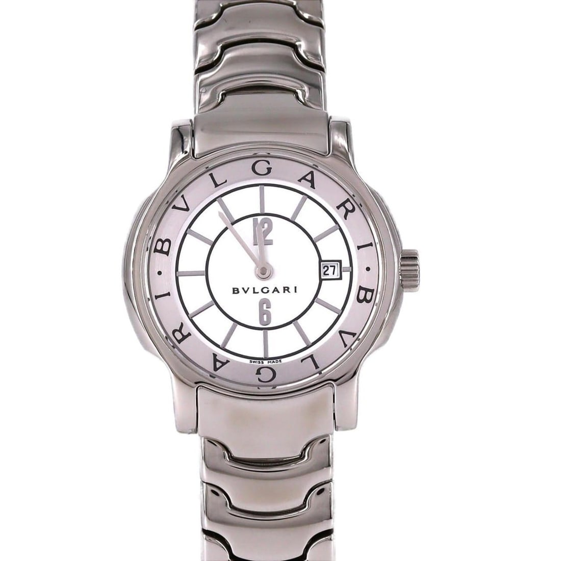 Bulgari Solotempo ST29S ST29WSSD Stainless Steel Quartz Watch (1 of 8)